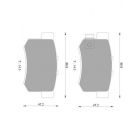 Bosch Brake Pad Rear Set