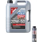 Liqui Moly MoS2 Leichtlauf 20W-50 5L + Silver Service Kit