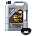 LIQUI MOLY Top Tec 6200 0W-20 5L + 6L Drip Tray