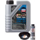 LIQUI MOLY Top Tec 4600 5W-30 1L Silver Service Kit + 6L Drip Tray