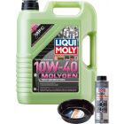 LIQUI MOLY Molygen New Generation 10W-40 5L Silver Service Kit + 6L Drip Tray