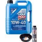 LIQUI MOLY Super Leichtlauf 10W-40 5L Silver Service Kit + 6L Drip Tray