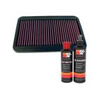 K&N Air Filter 33-2009 + Recharge Kit