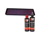 K&N Air Filter 33-2011 + Recharge Kit