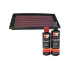 K&N Air Filter 33-2014 + Recharge Kit