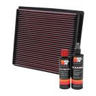 K&N Air Filter 33-2056 + Recharge Kit