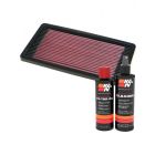 K&N Air Filter 33-2096 + Recharge Kit