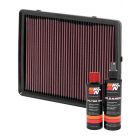 K&N Air Filter 33-2116 + Recharge Kit
