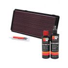 K&N Air Filter 33-2122 + Recharge Kit