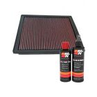 K&N Air Filter 33-2246 + Recharge Kit