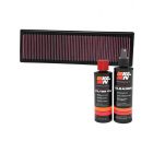 K&N Air Filter 33-2331 + Recharge Kit