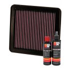 K&N Air Filter 33-2380 + Recharge Kit