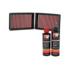 K&N Air Filter 33-2410 + Recharge Kit