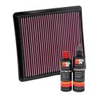 K&N Air Filter 33-2419 + Recharge Kit