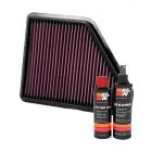 K&N Air Filter 33-2439 + Recharge Kit