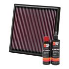 K&N Air Filter 33-2455 + Recharge Kit
