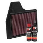 K&N Air Filter 33-2478 + Recharge Kit