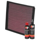 K&N Air Filter 33-2779 + Recharge Kit