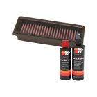 K&N Air Filter 33-2860 + Recharge Kit