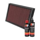 K&N Air Filter 33-2877 + Recharge Kit