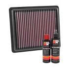 K&N Air Filter 33-2880 + Recharge Kit