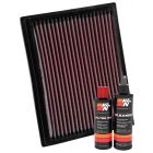 K&N Air Filter 33-2914 + Recharge Kit