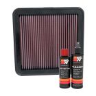 K&N Air Filter 33-2918 + Recharge Kit