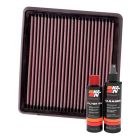 K&N Air Filter 33-2935 + Recharge Kit