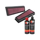 K&N Air Filter 33-3140 + Recharge Kit