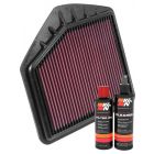K&N Air Filter 33-5020 + Recharge Kit