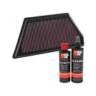 K&N Air Filter 33-5055 + Recharge Kit