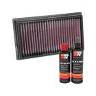 K&N Air Filter 33-5081 + Recharge Kit