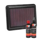 K&N Air Filter 33-5087 + Recharge Kit