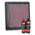 K&N Air Filter 33-5092 + Recharge Kit