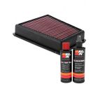 K&N Air Filter 33-5107 + Recharge Kit