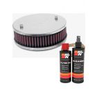 K&N Air Filter 56-9128 + Recharge Kit