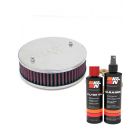 K&N Air Filter 56-9355 + Recharge Kit