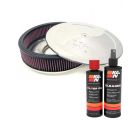 K&N Air Filter 59-3314 + Recharge Kit