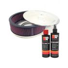 K&N Air Filter 59-3414 + Recharge Kit