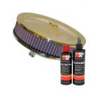 K&N Air Filter 60-1110 + Recharge Kit