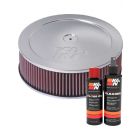 K&N Air Filter 60-1180 + Recharge Kit