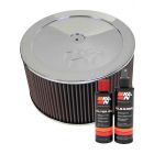 K&N Air Filter 60-1220 + Recharge Kit