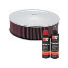 K&N Air Filter 60-1260 + Recharge Kit