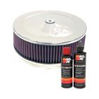 K&N Air Filter 60-1370 + Recharge Kit