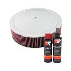 K&N Air Filter 60-1641 + Recharge Kit