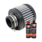K&N Air Filter 62-1380 + Recharge Kit