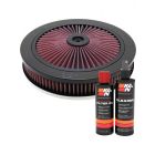 K&N Air Filter 66-3110 + Recharge Kit