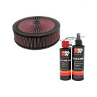 K&N Air Filter 66-3200 + Recharge Kit