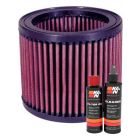 K&N Air Filter AL-1001 + Recharge Kit