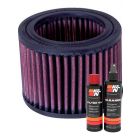 K&N Air Filter BM-0400 + Recharge Kit